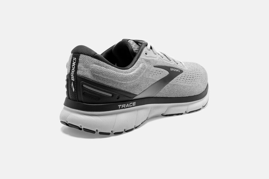 Brooks Running Shoes - Trace Road Mens - Grey - MAR-270814